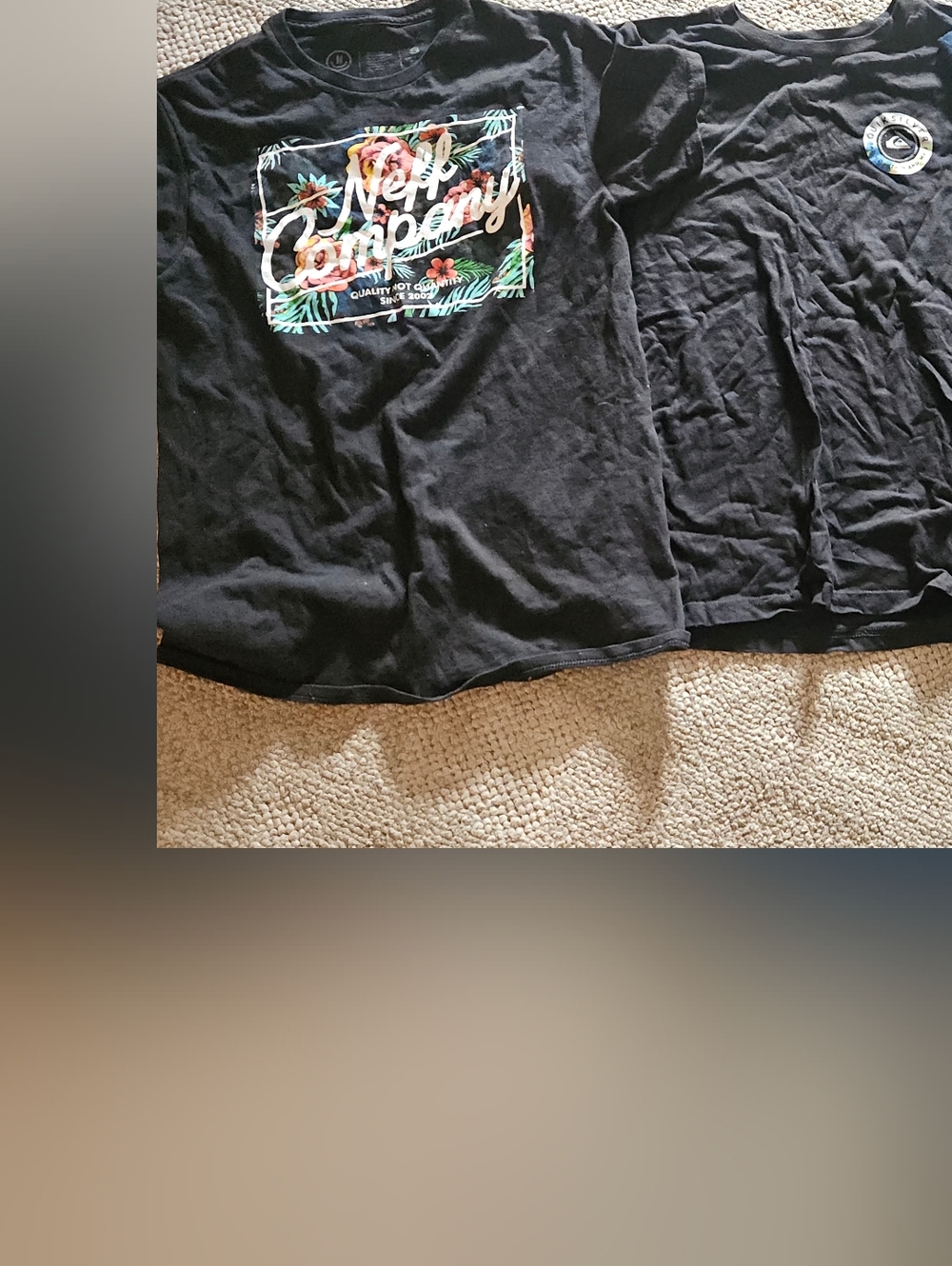 3 100% Cotton Boys Surf Logo Shirts